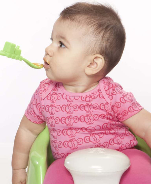 oogaa Baby Onesie – Pink Elephant